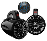 Boss Audio MG150T.4 Bluetooth In-Dash Marine Gauge Digital Media AM/FM Receiver with 4" 2-Way Loudspeakers (Pair)